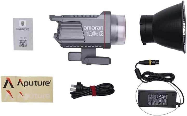 Aputure Amaran 100x S - Zweifarbige COB-Videoleuchte, Kompakte, Leichte LED Punktlichtquelle, 100W 2