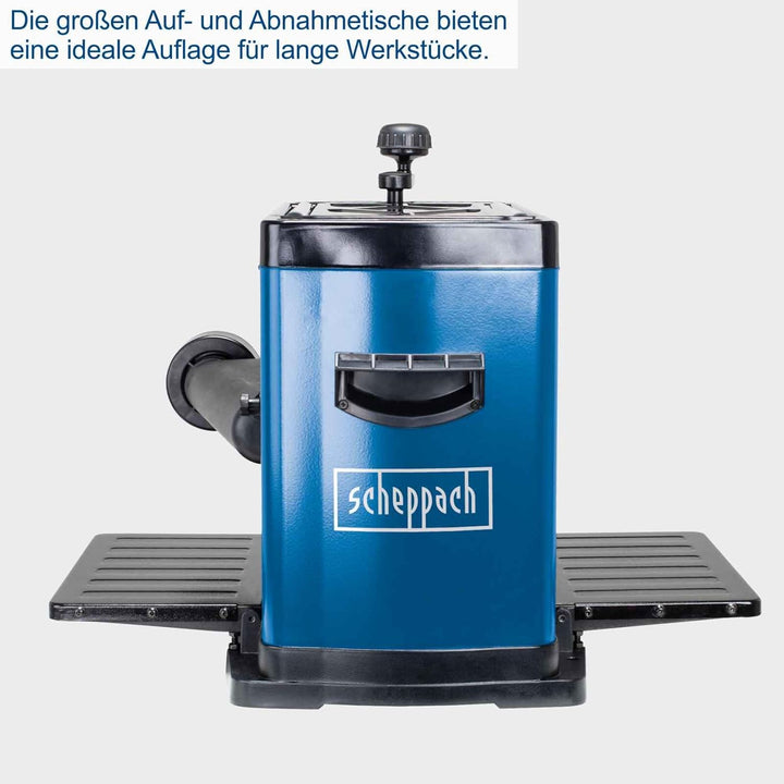 Scheppach Dickenhobelmaschine PLM1800 | 1500W Leistung | 2 Hobelmesser | Drehzahl Hobelwelle 8500 mi