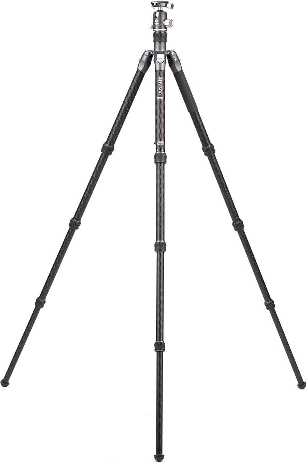Benro Carbon Fibre Three Series Tripod/Monopod with VX30 Ballhead, 4 Leg Sections, Twist Leg Locks,