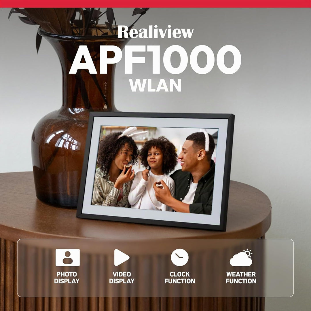 Agfa Photo - Bilderrahmen Realview 10' 10 Zoll mit WLAN, 10 Zoll mit WLAN