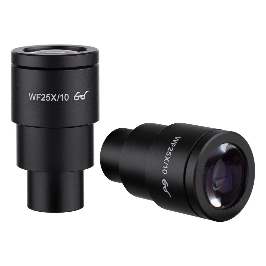 AmScope Extreme Widefield 25x Okulare, 30mm, Schwarz, Metall, LED