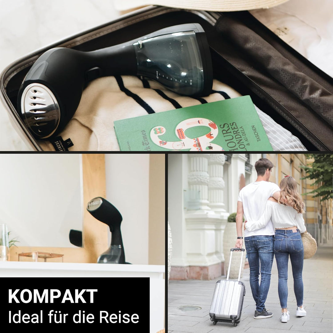 SteamOne - Tragbarer Dampfglätter, 1400 W, 24 g/min – Steamer, Autonomie 11 Minuten (260 ml) – berei