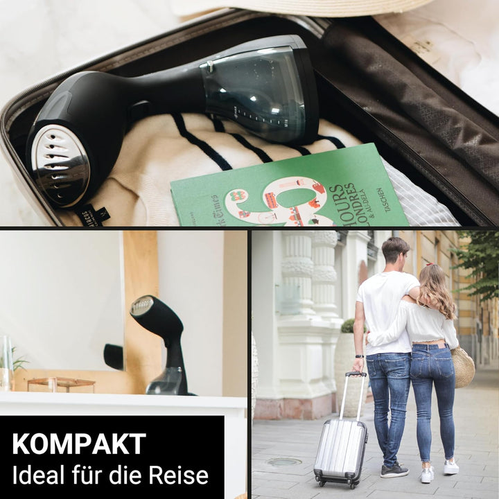 SteamOne - Tragbarer Dampfglätter, 1400 W, 24 g/min – Steamer, Autonomie 11 Minuten (260 ml) – berei