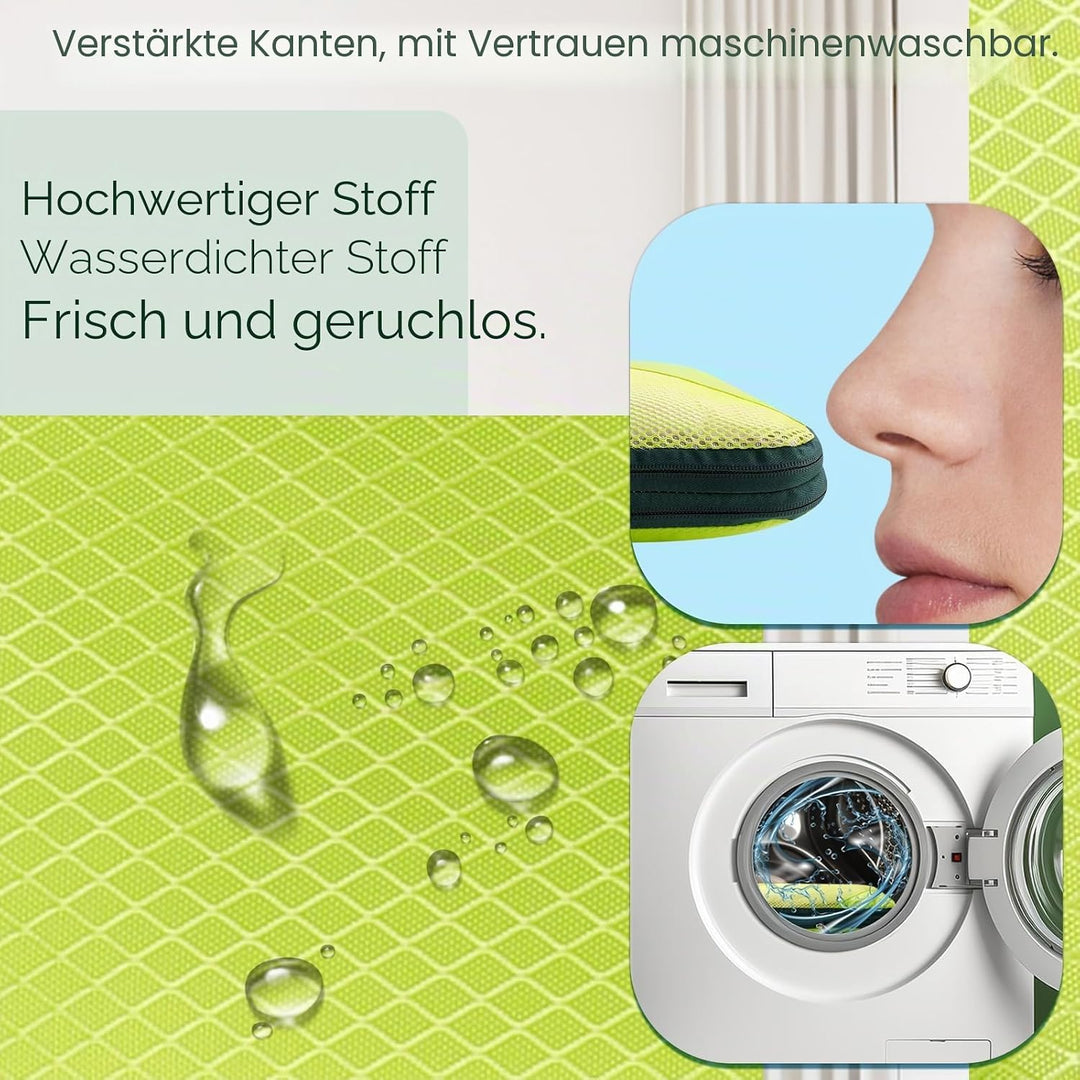 AiQInu Packing Cubes Compression, 5 Stück Packtaschen Kompression Koffer Organizer Set mit Wäschebeu