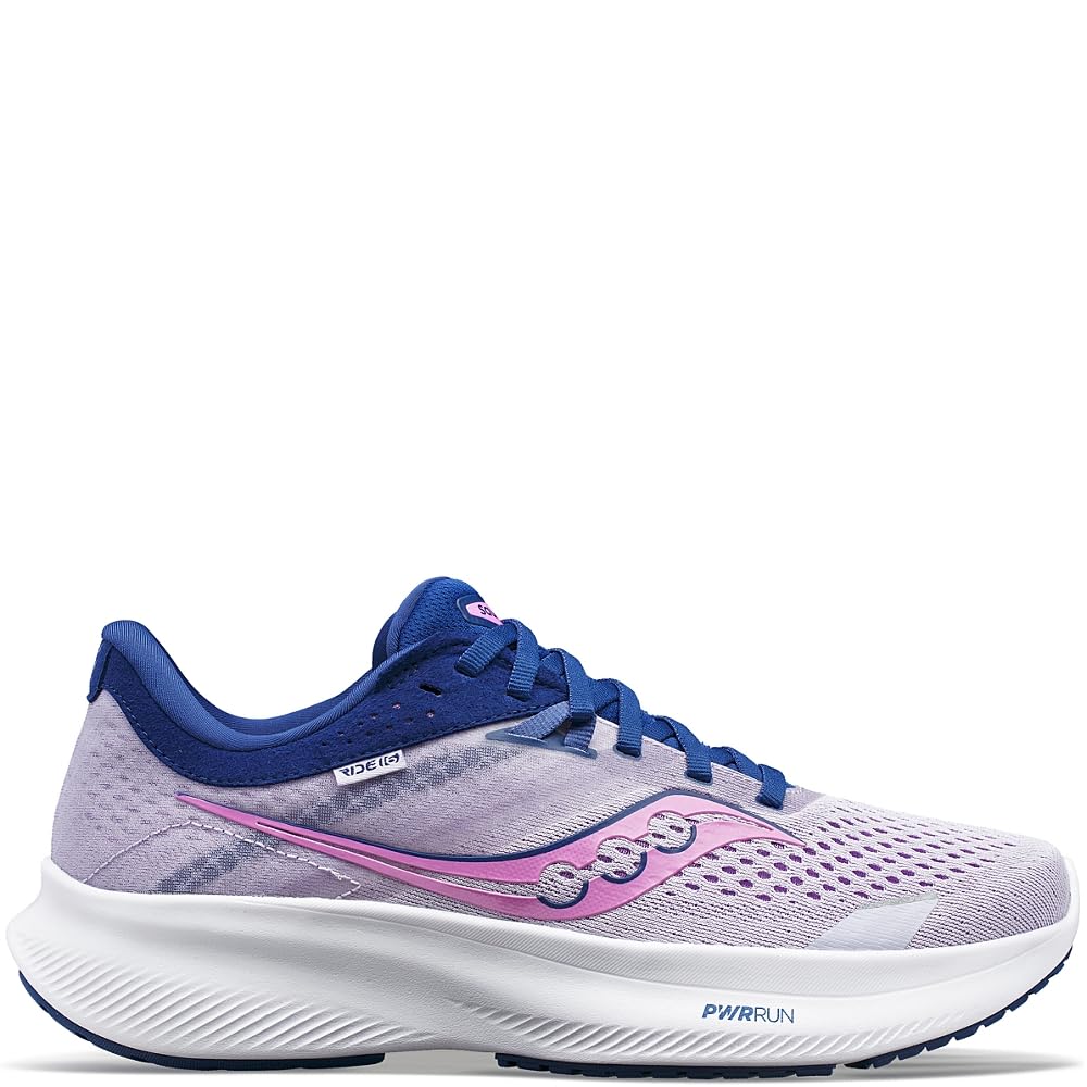 Saucony Damen Ride 16 Sneaker 36 EU 500 Mauve Indigo, 36 EU 500 Mauve Indigo