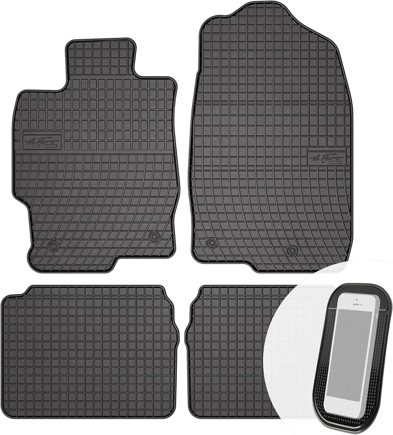 Gummimatten Auto Fussmatten Gummi Automatten Passgenau 4-teilig Set - passend für Mazda 6 II 2007-20