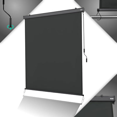 Strattore Ausziehbare Senkrechtmarkise Vertikalmarkise 120 x 250 cm - Markise mit Kurbel für Terrass