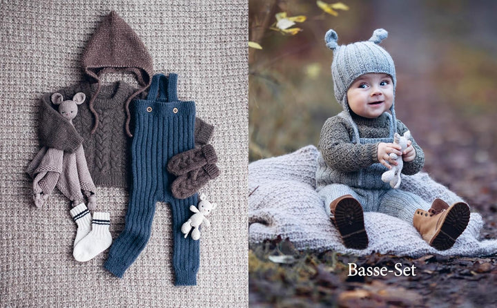 Klompelompe Babymaschen: Norwegisches Strickdesign für Kinder von 0 bis 36 Monate. Das Strickbuch zu