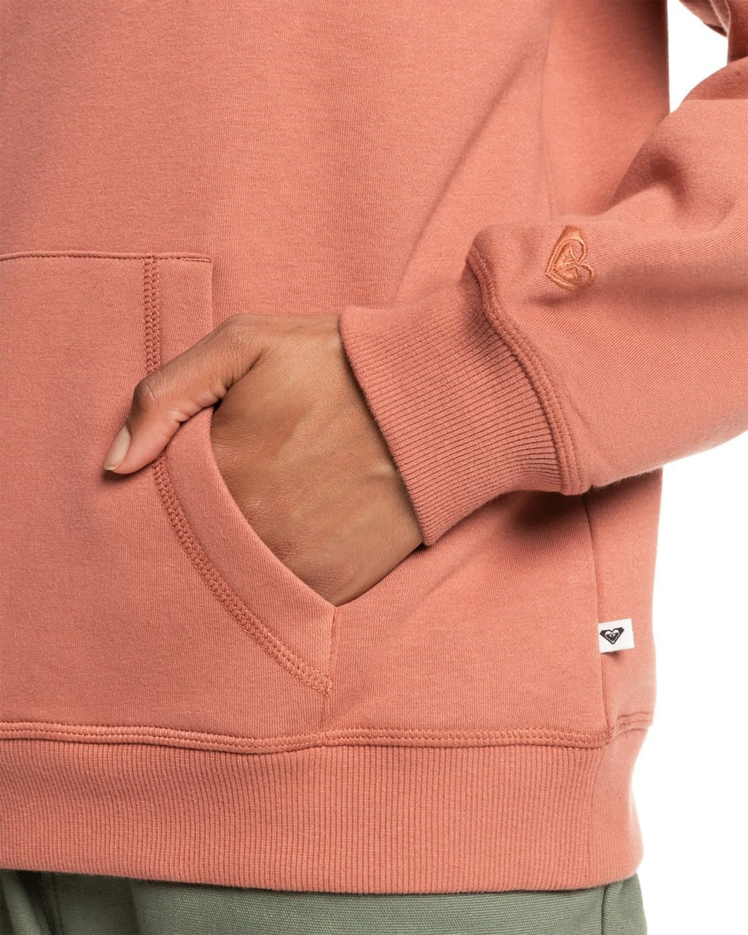 Roxy Damen Surf Stoked Hoodie Brushed Pullover (1er Pack) XS Cedar Wood, XS Cedar Wood