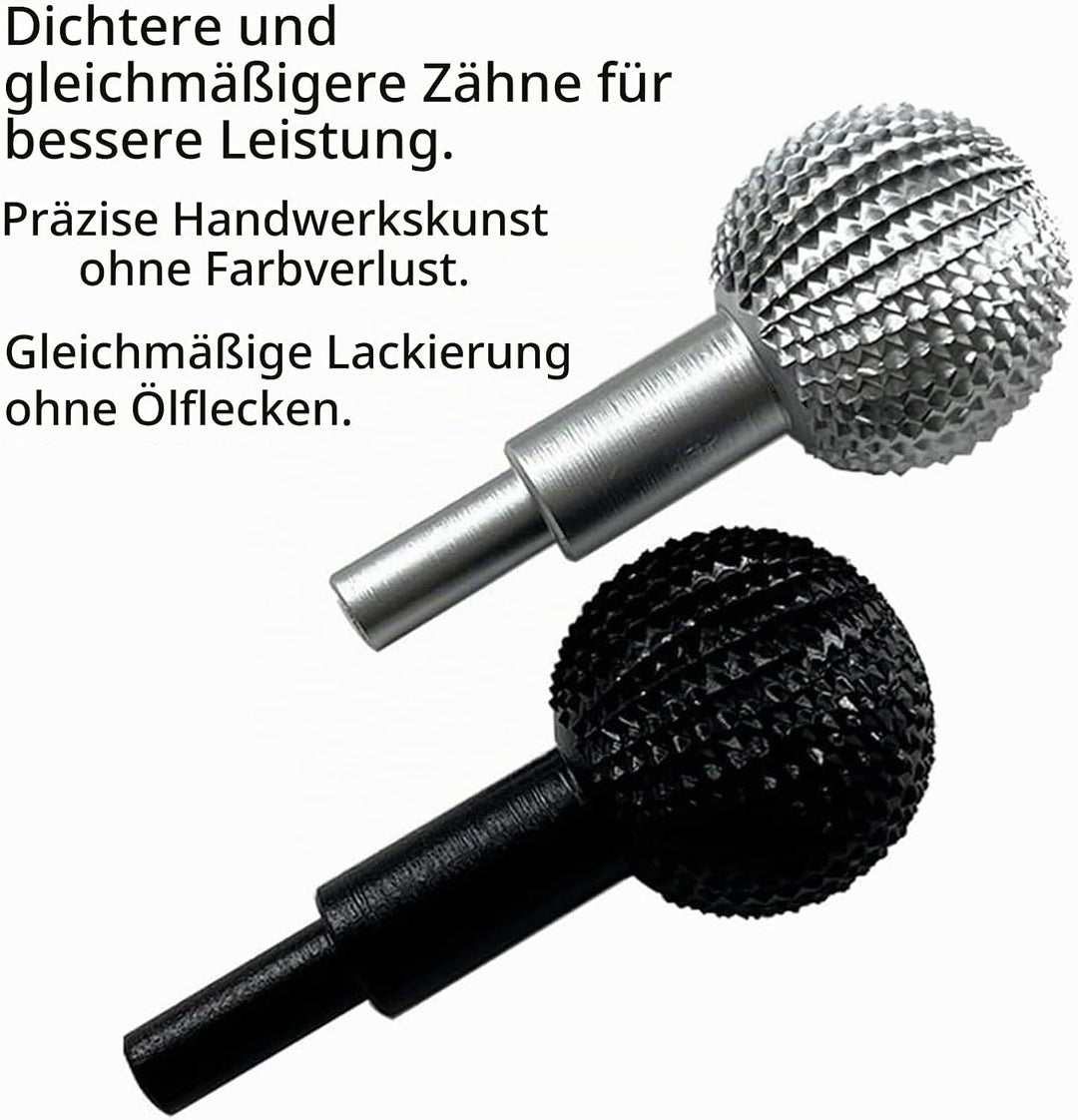 Kugel Gouge für Holzschnitzerei, Ballschleifenkopf für Holzschnitze und Schleifen, Kugelförmige Schn