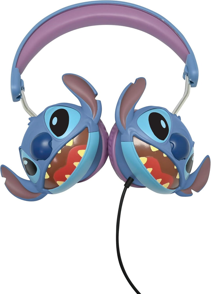 Lexibook, Disney Stitch, Stitch 3D kabelgebundene Stereo-Kopfhörer, Faltbar, Begrenzte Lautstärke, H