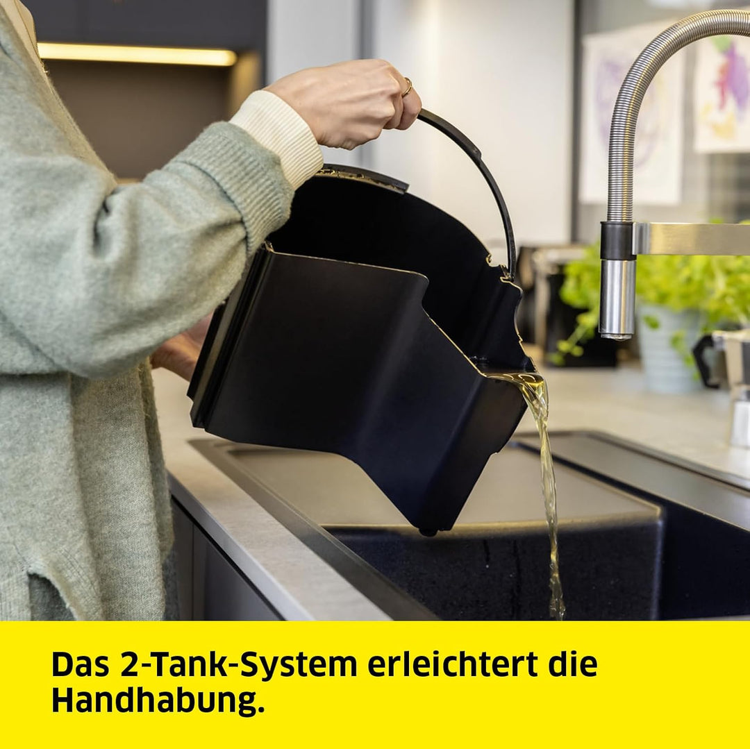 Kärcher Waschsauger SE 5, 2-in-1-Sprühsaugschlauch, Frischwassertank: 4 l, Schmutzwassertank: 4 l, W