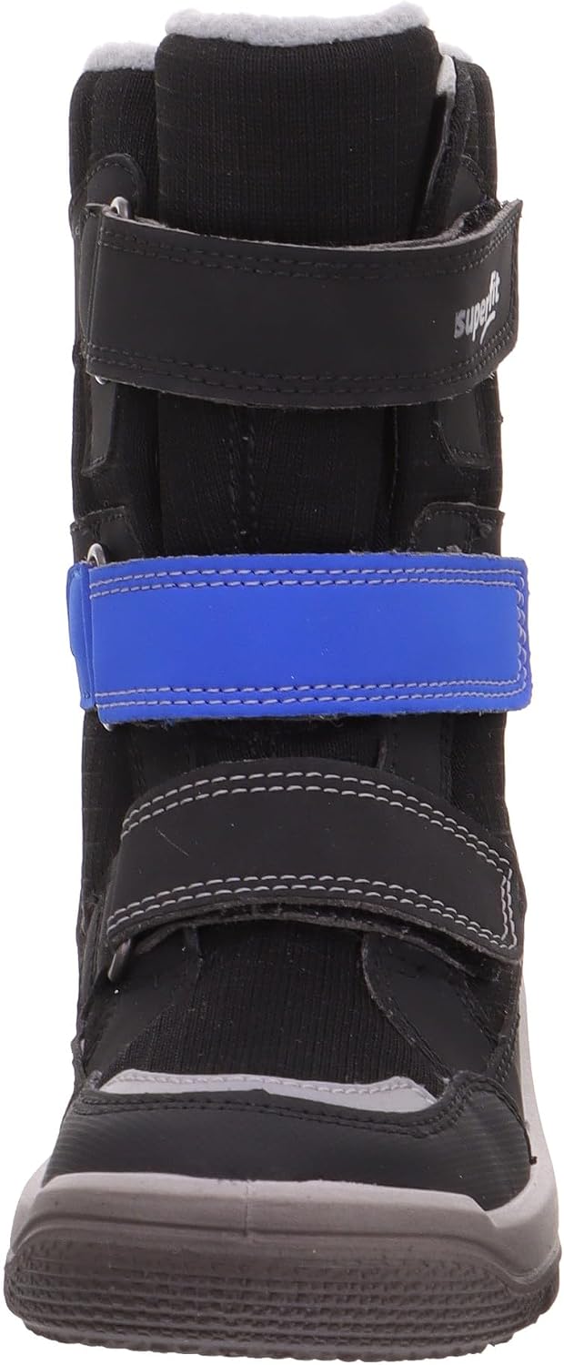Superfit Jungen 1009076Schneestiefel 28 EU Schwarz Blau 0010, 28 EU Schwarz Blau 0010