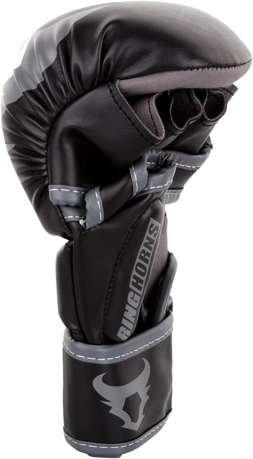 Ringhorns Uni Charger MMA Sparring Handschuhe, Schwarz, L/XL