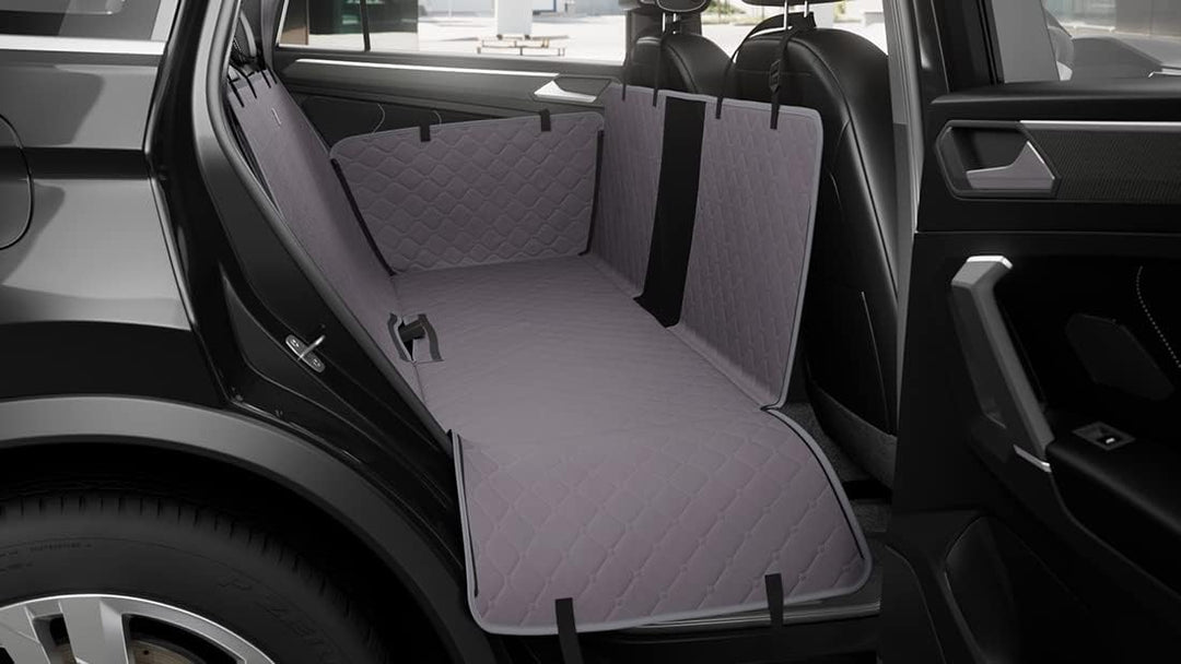 Knuffelwuff universal Hunde Autoschondecke für die Rückbank 137x148cm - Wasserabweisend, Kratzfest u