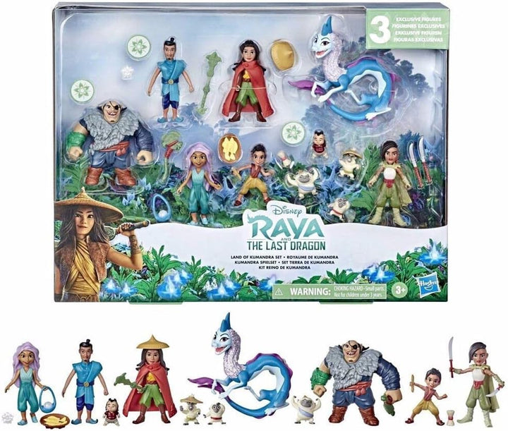 Raya und der letzte Drache Land of KUMANDRA Seltenes Spezial Box Set mit 11 Figuren aus dem Disney F