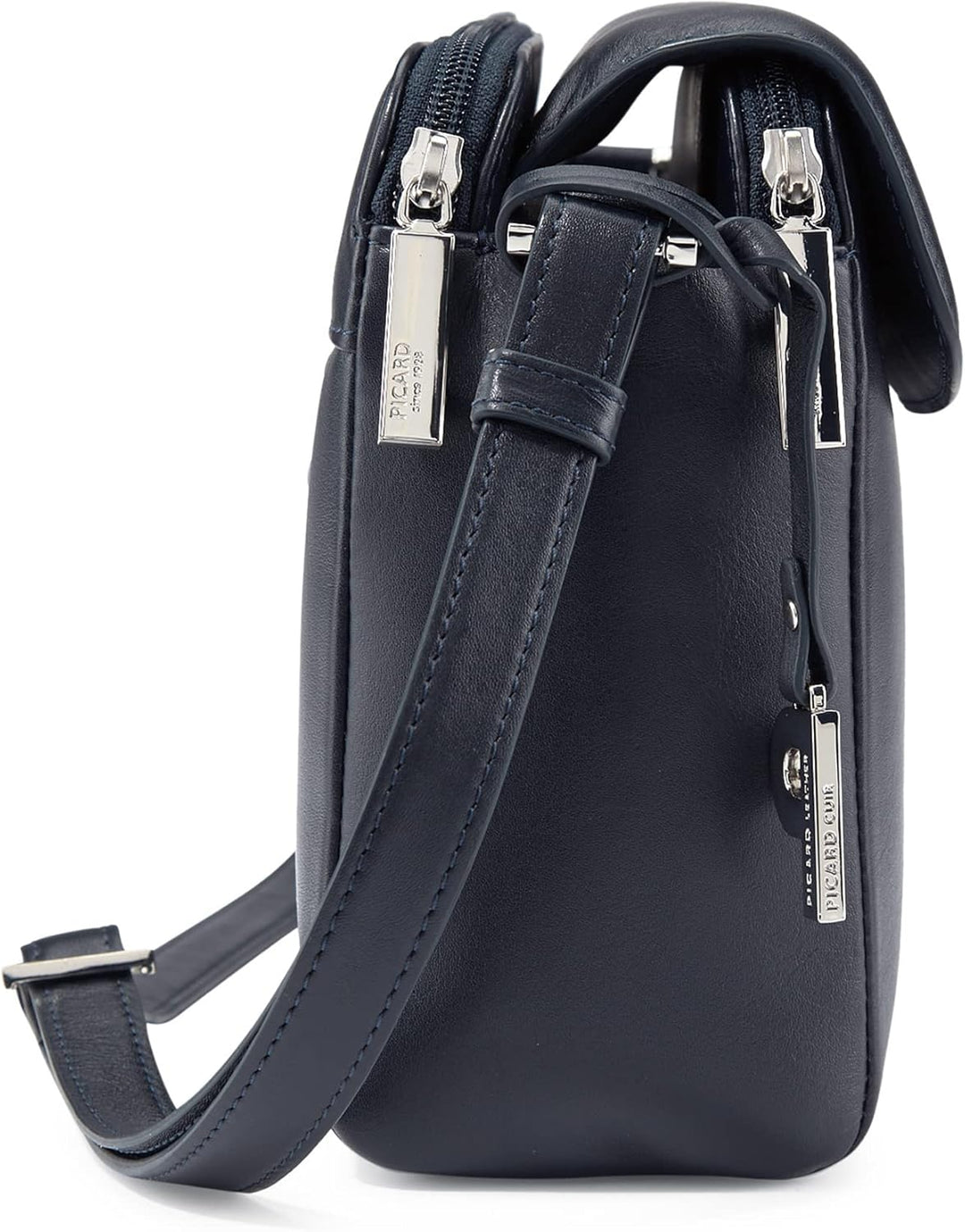 Picard Damen Schultertasche REALLY mehrfarbig aus Echtleder Klein | mit Magnetverschluss | Schultert
