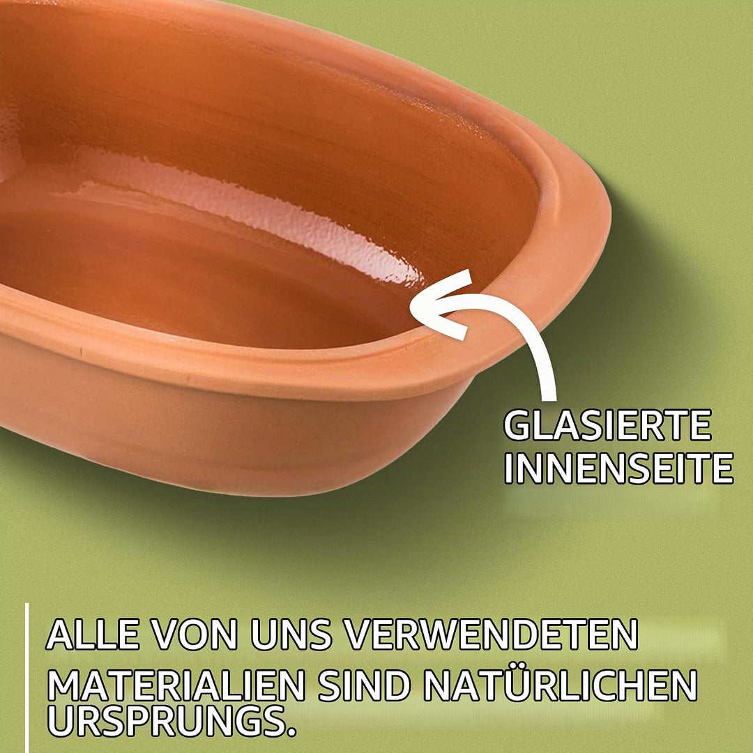 Römertopf Bräter Trend Keramik Dampfgarer 4,5 L 4,5 Liter, 4,5 Liter