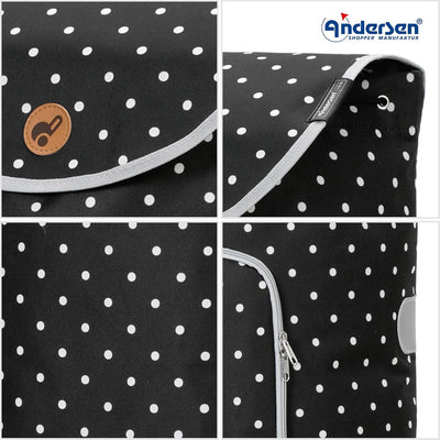 Andersen Shopper Scala Shopper Ole Einkaufstrolley 57 cm Schwarz