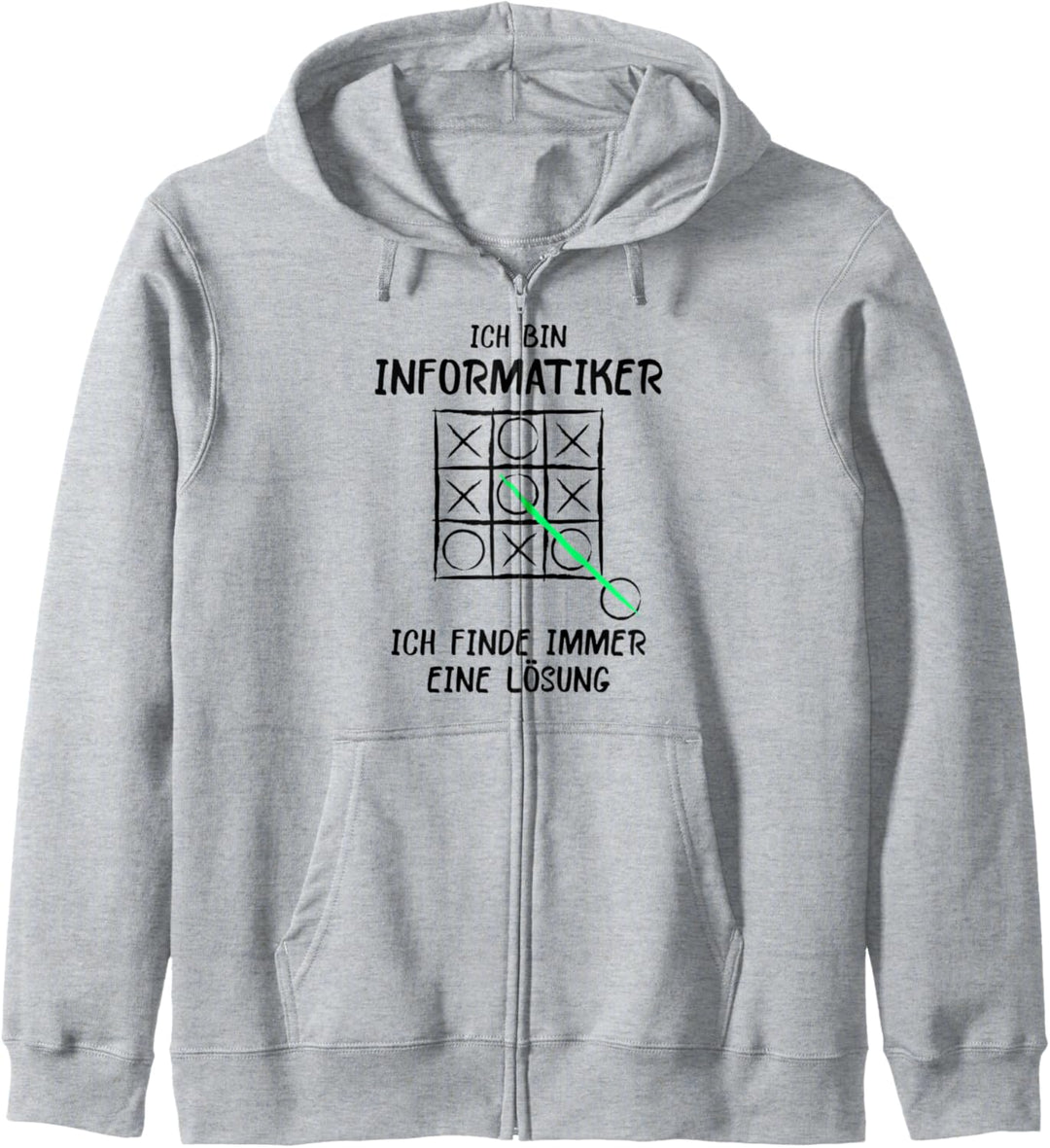 Ich bin Informatiker Lösung Spruch Computer Nerd Geschenk Kapuzenjacke
