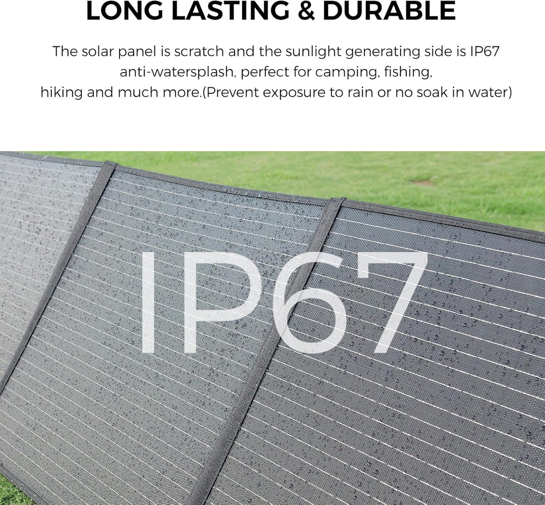 FOSIBOT SP200 200W Tragbares Solarpanel, Faltbares Kit, 23.4% Wirkungsgrad Solar Panels, IP67 wasser