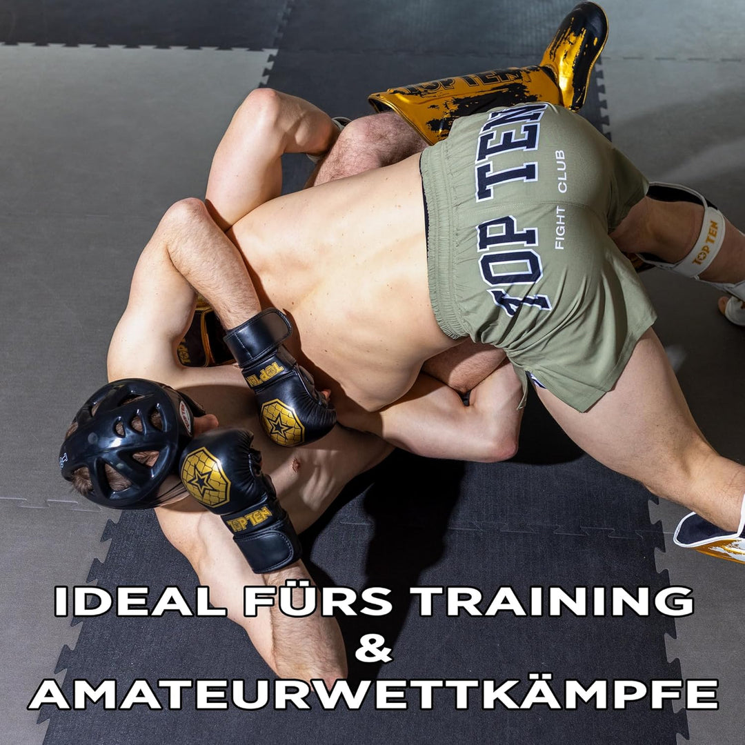 TOP TEN MMA Sparringhandschuhe Contender | MMA Amateur Handschuhe Blau XL, Blau XL