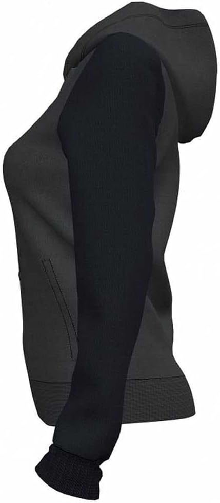 Joma Women's Academy Iv Hoodie Sweatshirt XXS Anthrazit-schwarz, XXS Anthrazit-schwarz