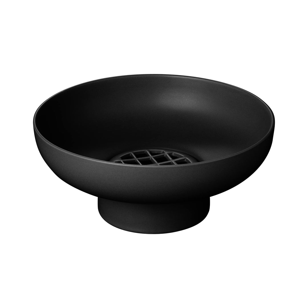 blomus Vase -MIYABI- Farbe Black Blumenvase für Dekoration Keramik Grösse M (66627) M Schwarz, M Sch