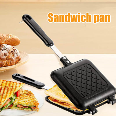 Sandwich Presse, gerösteter Sandwichhersteller Nicht-Stick-Camping-Toaster Schnellheizteastie-Herste