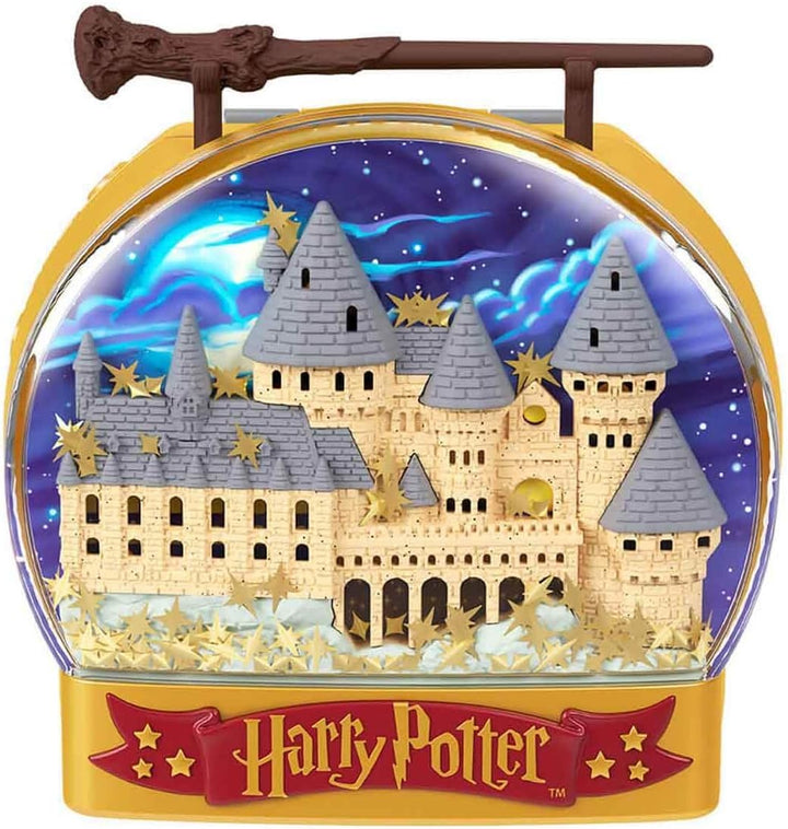 Polly Pocket Sammler-Spielset, Harry Potter-Schatulle mit 5 Puppen und 11 Zubehörteilen, HRD56 Harry