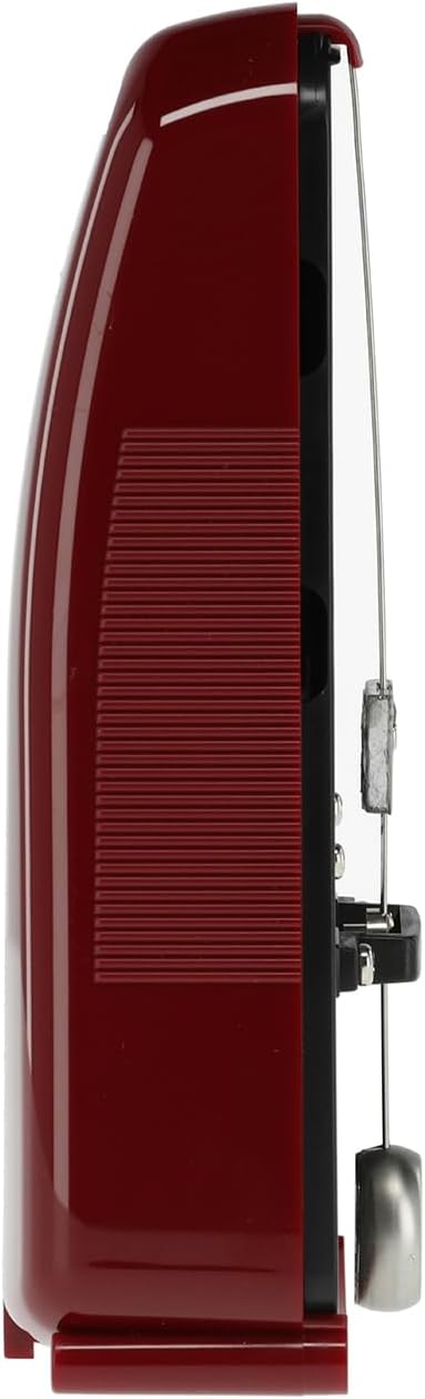 Wittner Metronom 834 Kunststoffgehäuse ohne Glocke Taktell Piccolo rubinrot Rubinrot Single, Rubinro