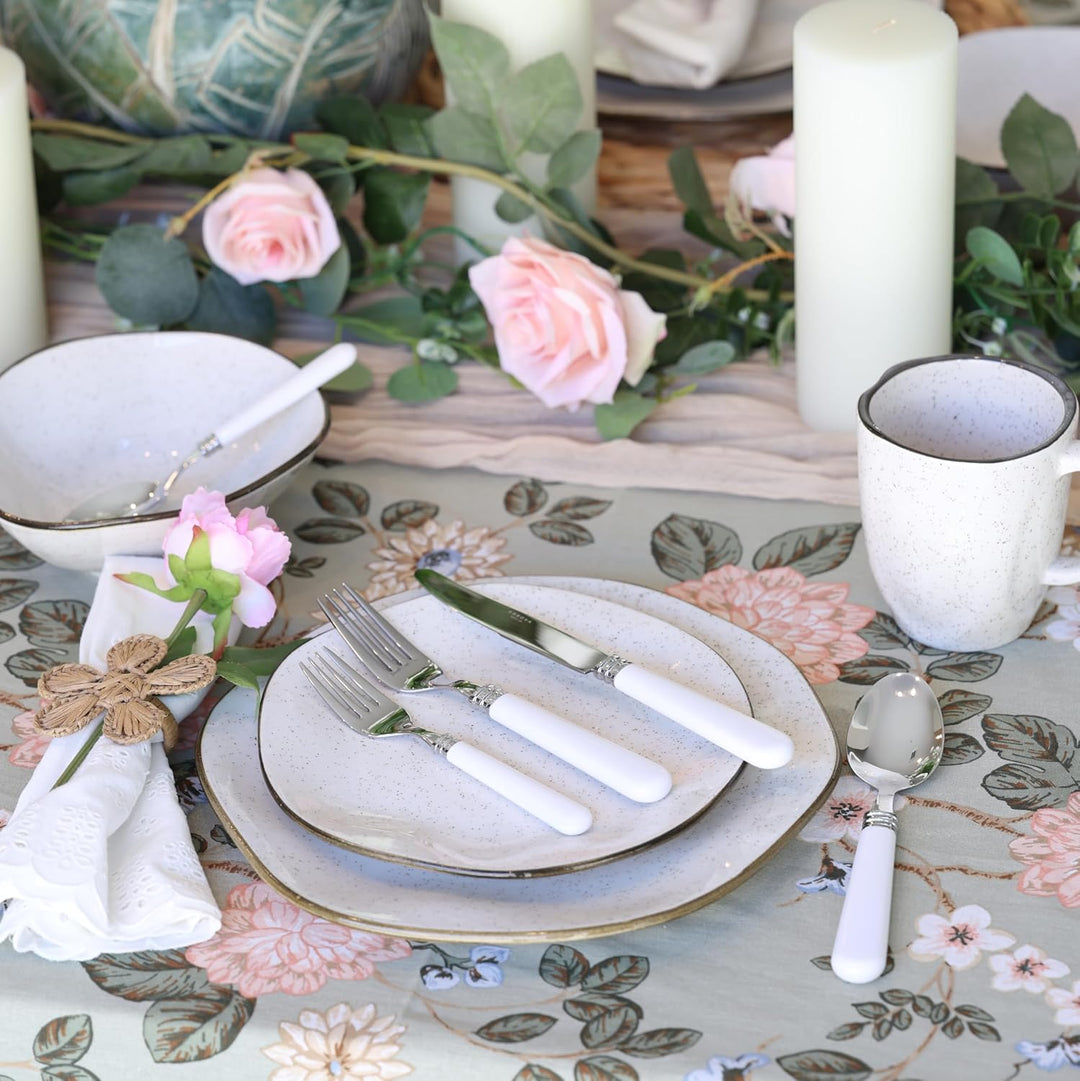 ANNOVA Besteckset, 20-teilig, Griff aus Edelstahl - 4 x Tafelmesser; 4 x Tafelgabeln; 4 x Salatgabel