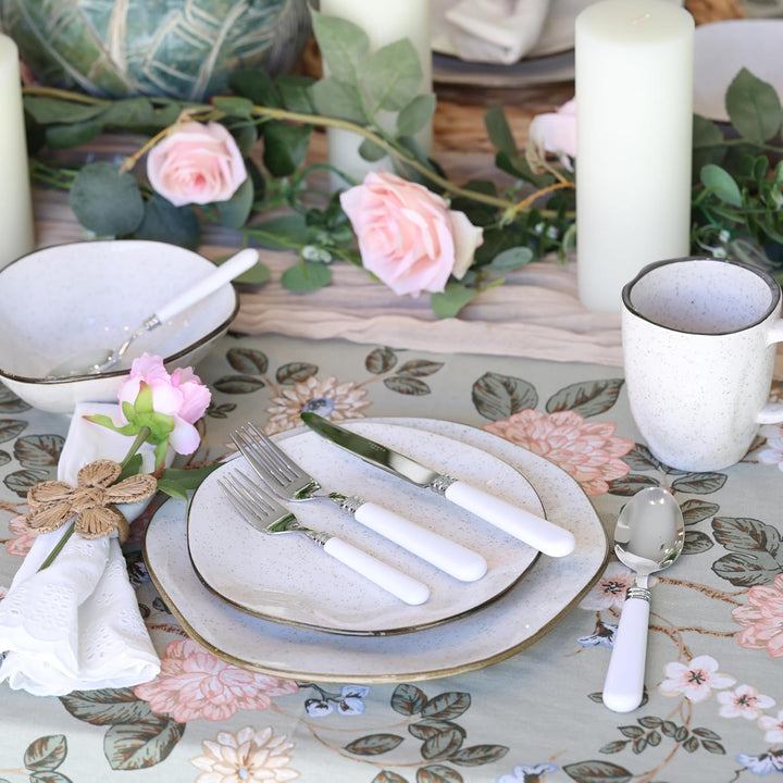 ANNOVA Besteckset, 20-teilig, Griff aus Edelstahl - 4 x Tafelmesser; 4 x Tafelgabeln; 4 x Salatgabel