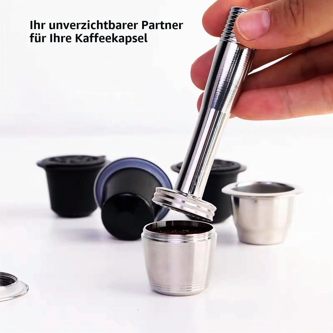 Kaffee Tamper Kaffeemehlpresser Kaffeebohnenpresse Verchromt (40 mm), 40 mm
