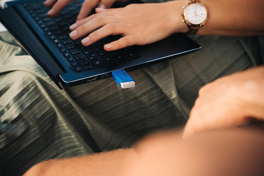 Verbatim Store 'n' Click USB-Stick 3x, USB 3.2 Gen 1, 16GB, Speicherstick mit Verriegelungsmechanism