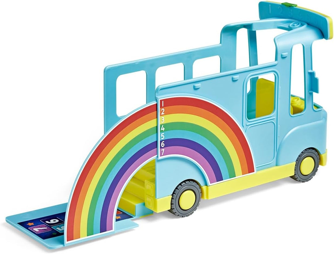 Learning Resources Numberblocks Regenbogen-Zählbus, ab 3 Jahren, interaktives Ziffernblock-Bus-Spiel