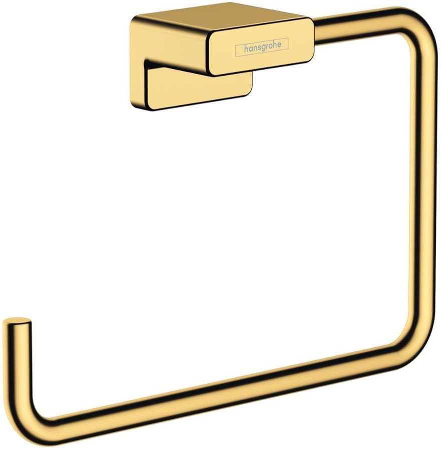 hansgrohe Handtuchring AddStoris, Handtuchhalter, Polished Gold Optic Polished Gold Optic Handtuchri