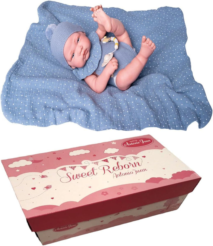 Muñecas Antonio Juan Sweet Reborn Paar mit Vinylkörper