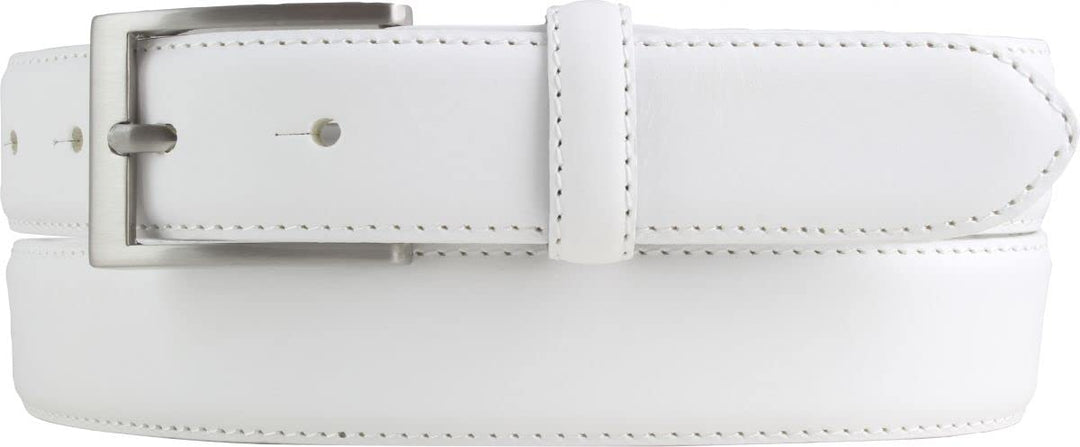 BELTINGER Hochwertiger Anzuggürtel aus Vollrindleder 3,0 cm | Bombierter Ledergürtel Herren 30mm | B