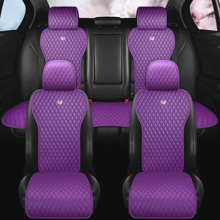 Red Rain Roter Regenbezug für Autositz, komplettes Set, Ledersitzkissen mit elegantem sportlichem Un