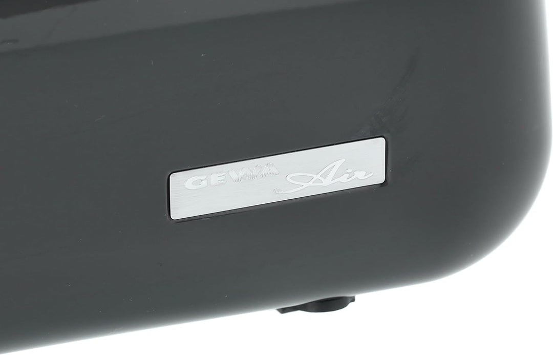 GEWA Violinkoffer AIR 2.1 grau hochglanz, mit zusätzlichem Seitengriff, Made in Germany grau mit zus