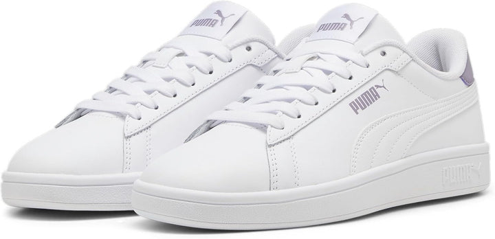 PUMA Herren Smash 3.0 L Sneaker 38 EU Puma White Puma White Puma Gold, 38 EU Puma White Puma White P