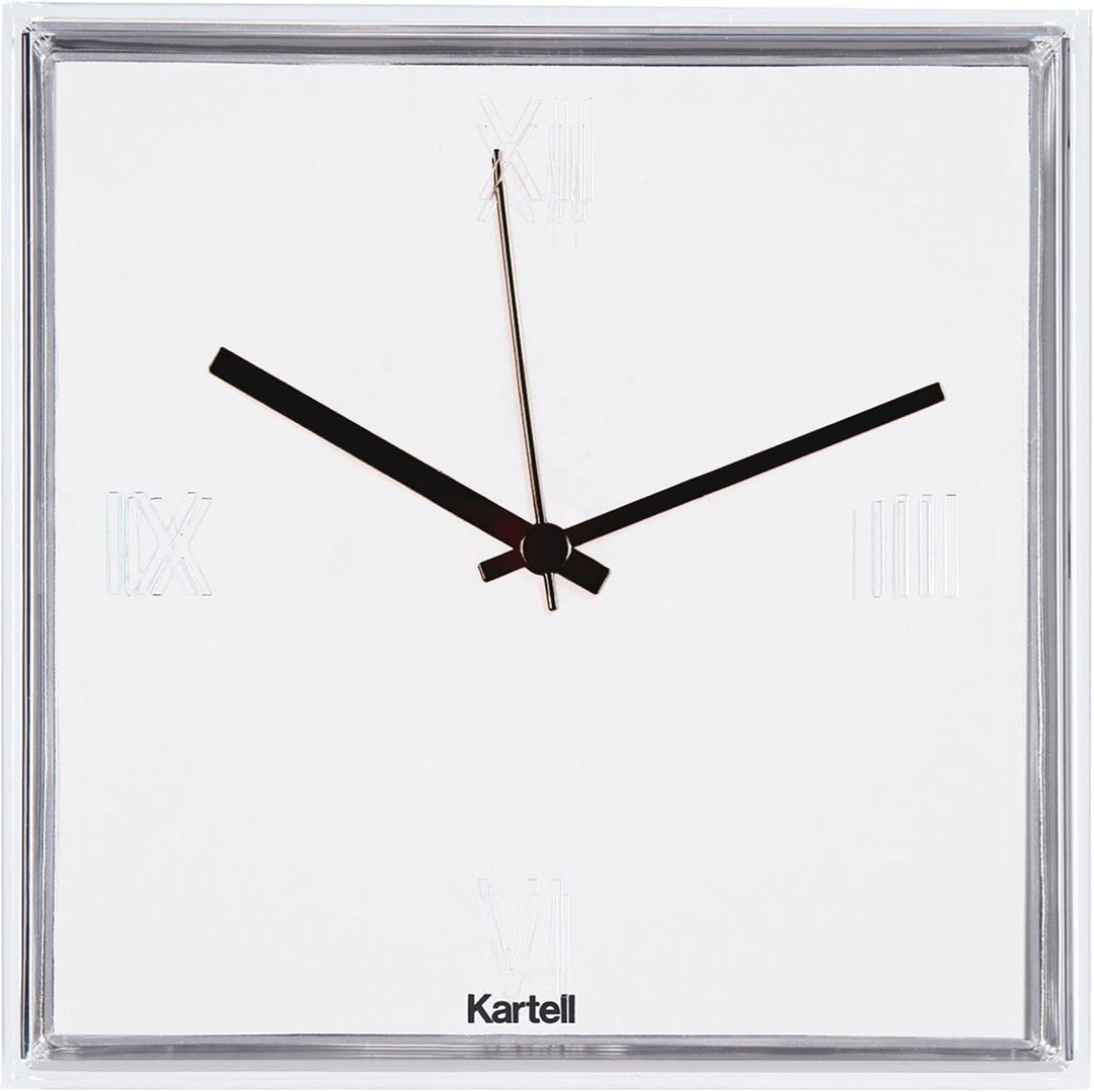 Kartell Tic und Tac, Wall Clock, Weiss Deckende Farben, Weiss