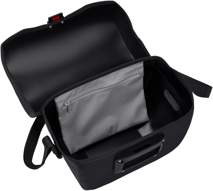 VAUDE Fahrrad Lenkertasche Aqua Box, 6 Liter Volumen, wasserdicht verschweisst Einheitsgrösse Schwar