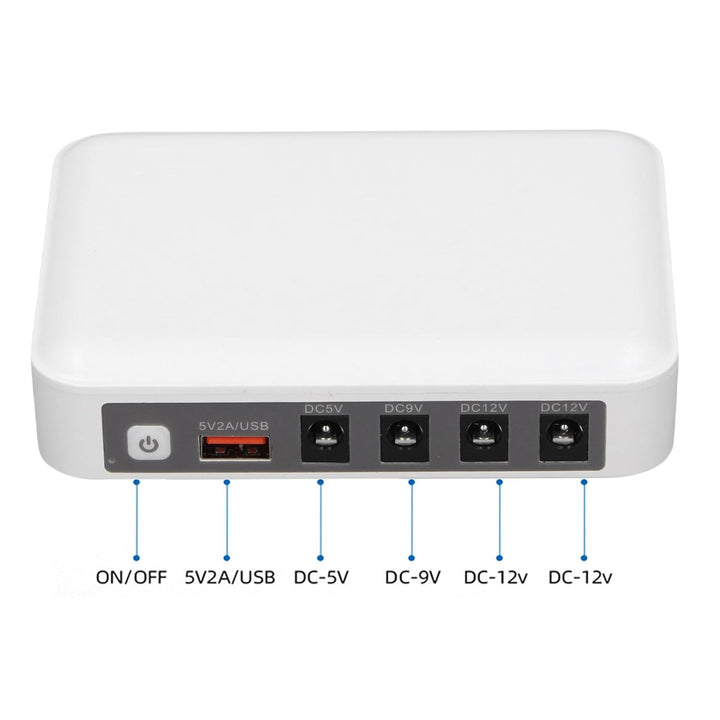 Mini -Ups, Router Unterbrechungsfreier Stromversorgung Kompaktes Notfallleistung für Router, Modem,