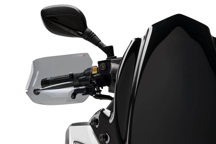 Puig Maxiscooter Handschutz für Kymco Super Dink 125i 10' - 19' Hell geräuchert, Hell geräuchert