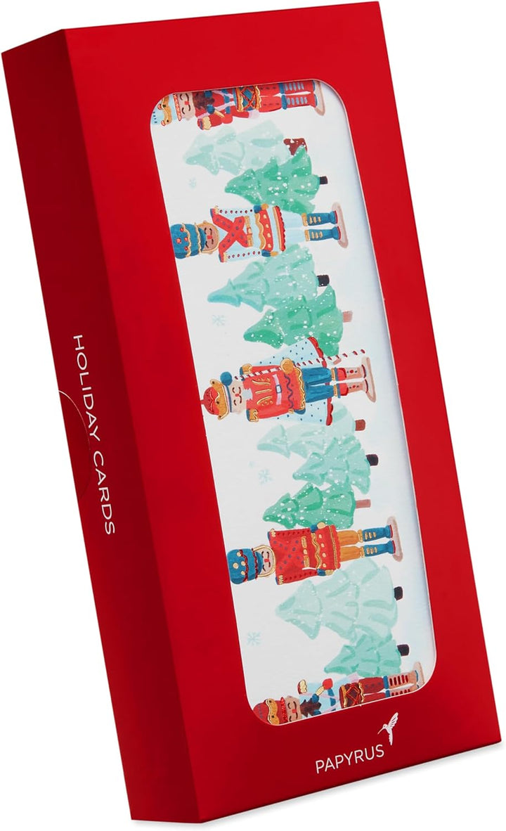 Papyrus Weihnachtskarten in Box mit Umschlägen, tolle Weihnachtszeit, 16 Stück FSC ALLEGRO Nussknack