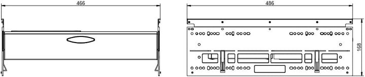 NABER 8013360 Abfallsammler Cox Base-Board® 500, anthrazit