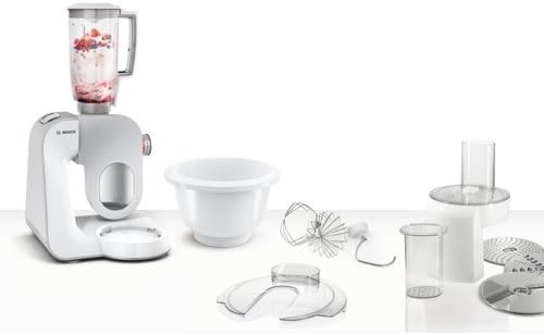 Bosch mum58234 – Küchenmaschine (Farbe Weiss, Edelstahl, massive, Mix)