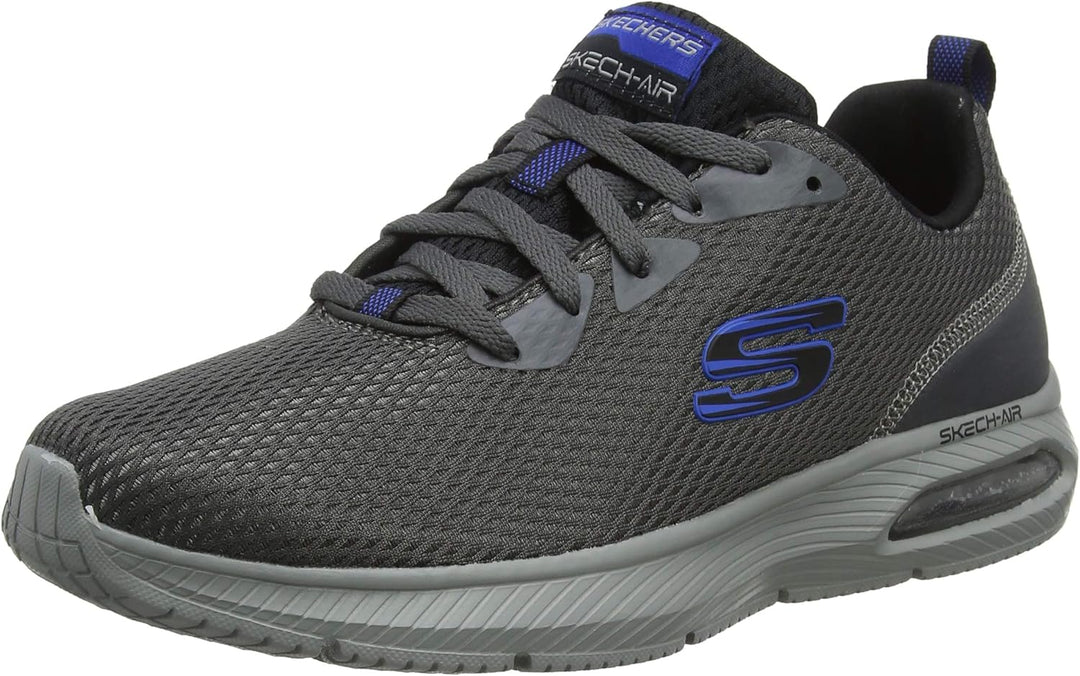 Skechers Herren Skech-air Element 2.0 Lomarc Sneaker 42.5 EU Charcoal Mesh Black Trim, 42.5 EU Charc